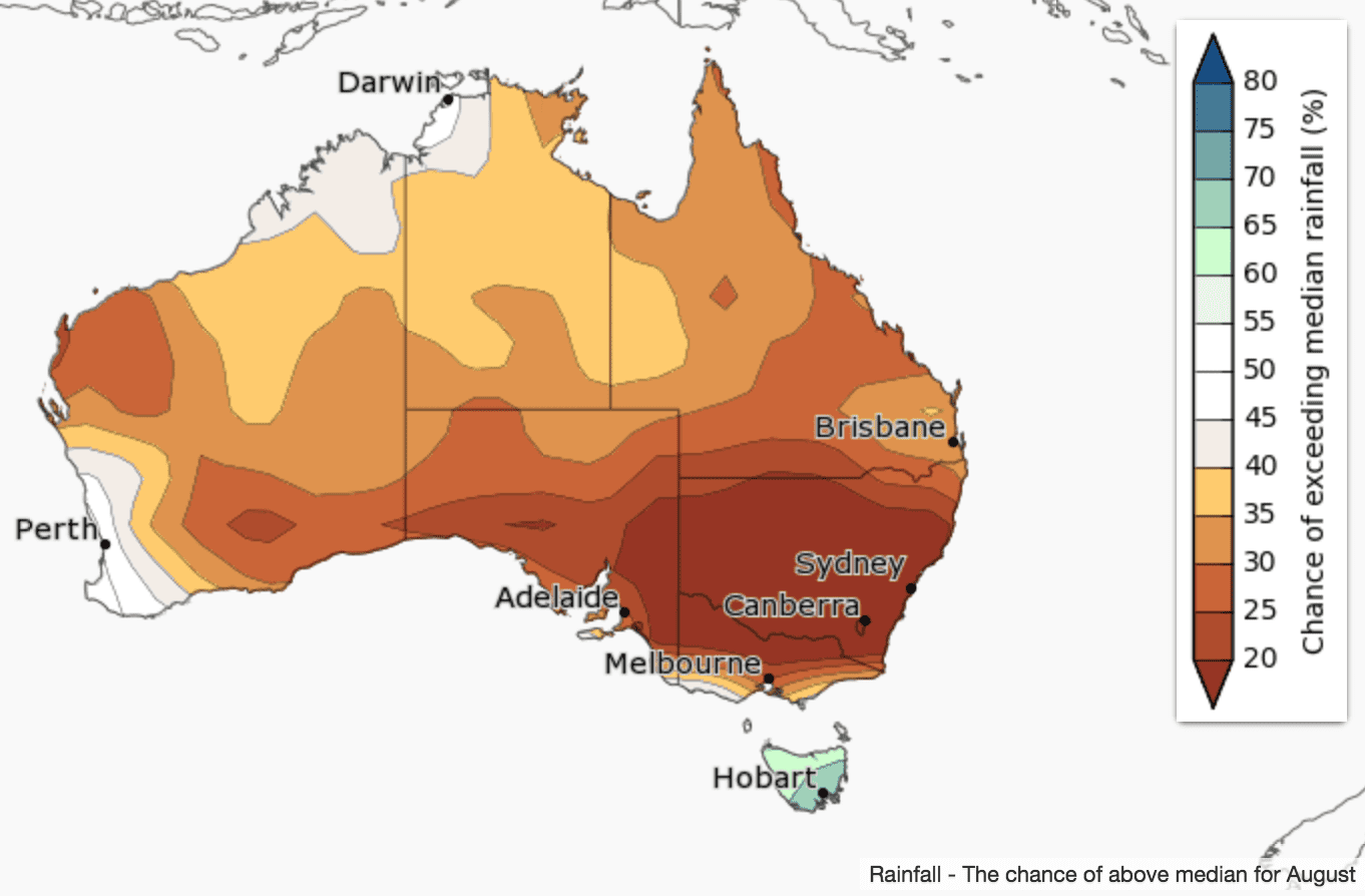 Seasonal climate outlook Aug-Oct 2018 - Beef Central